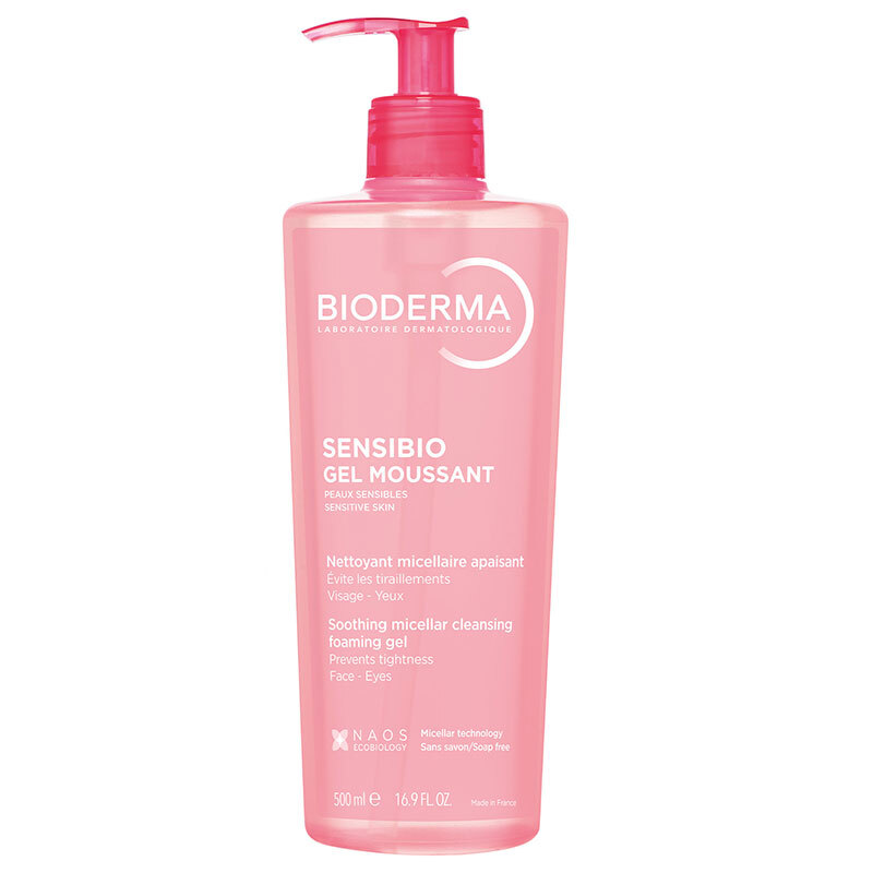 Bioderma Sensibio Foaming Cilt Temizleme Jeli Hassas ve Normal Ciltler Durulanan Micellar Yüz Temizleme Jeli 500 ml