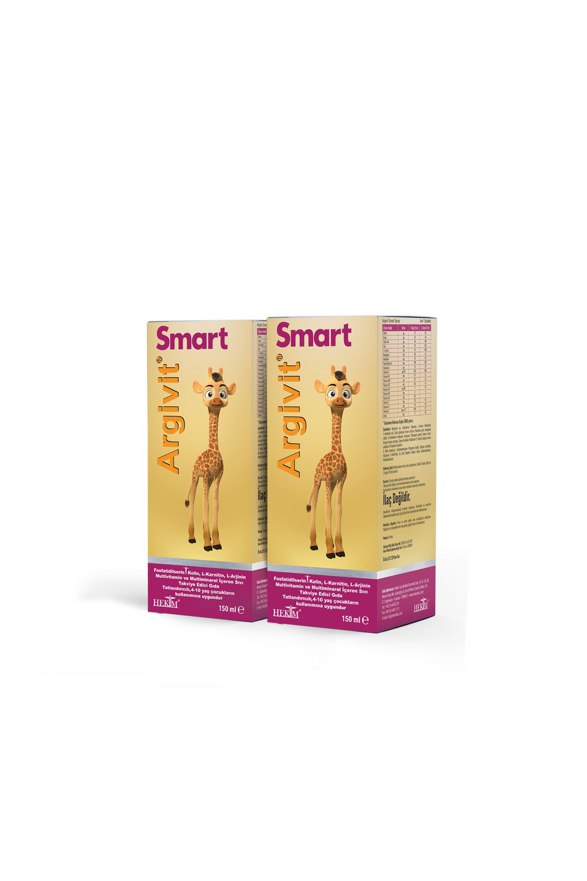 Smart Şurup 2'li Paket 150 ml