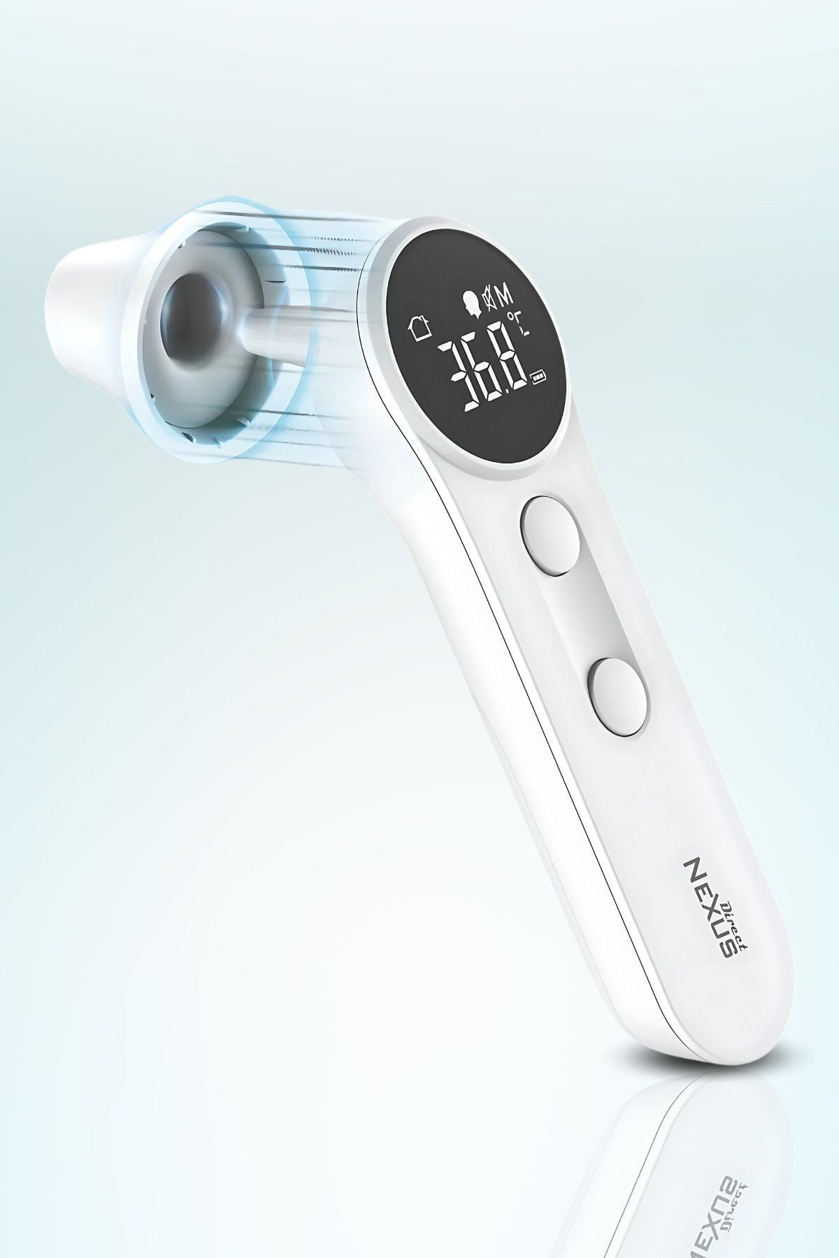 Yetişkinler Ve Çocuklar Için Dual Kulaktan Alından Ateş Ölçer