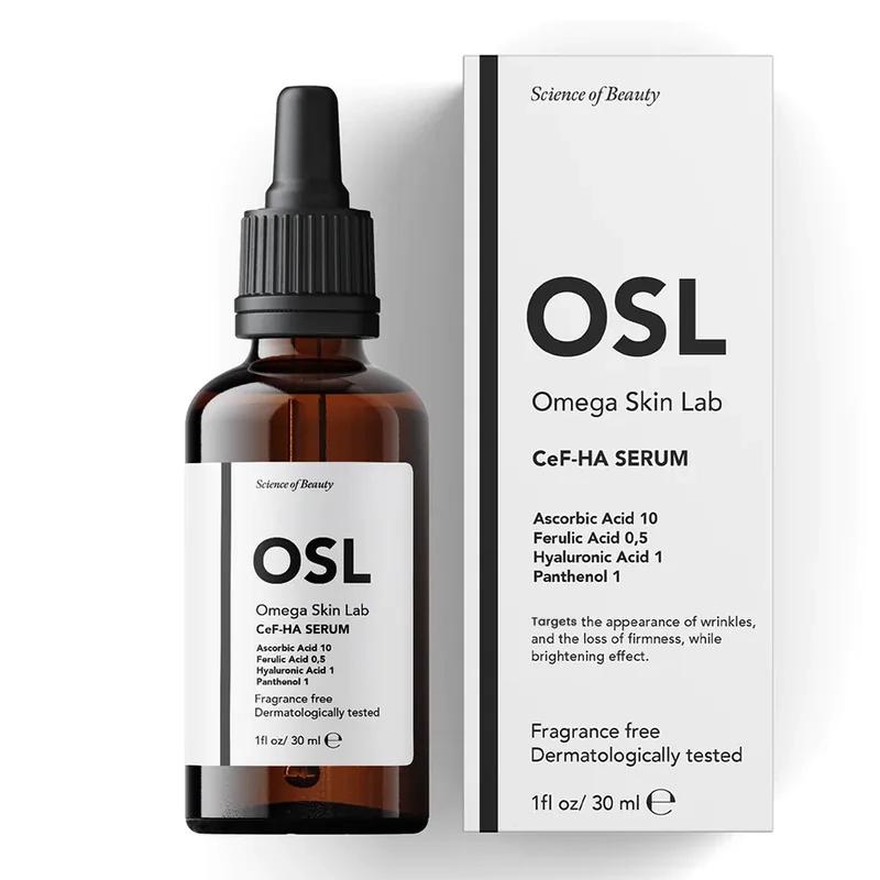 OSL Omega Skin Lab CeF-HA Serum 30 ml | C Vitamini + Ferulik Asit + Hyalüronik Asit Serumu