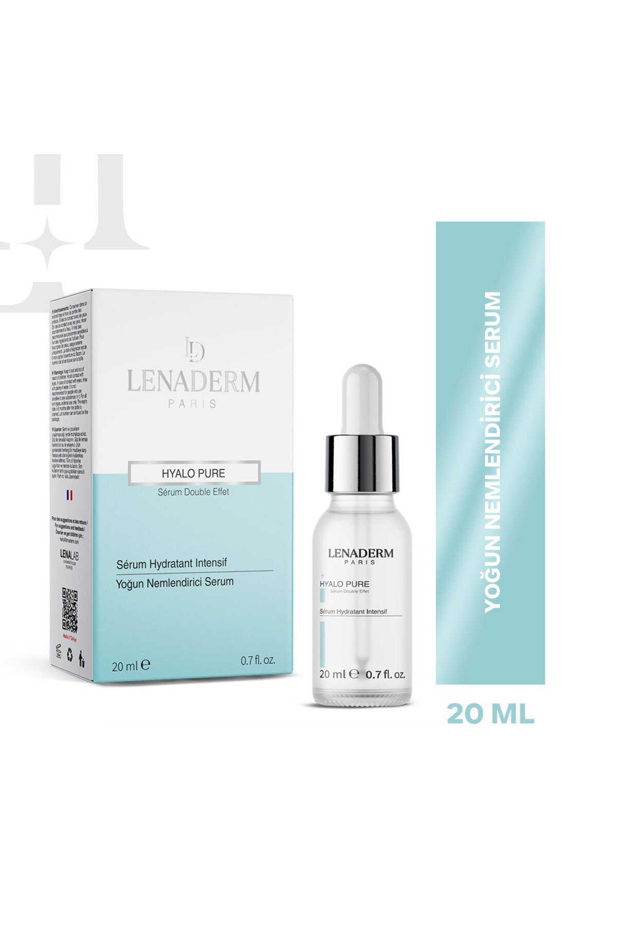 Lenaderm Hyalo Pure Serum 20 ml – Derin Nem ve Saf Hyaluronik Asit Etkisi