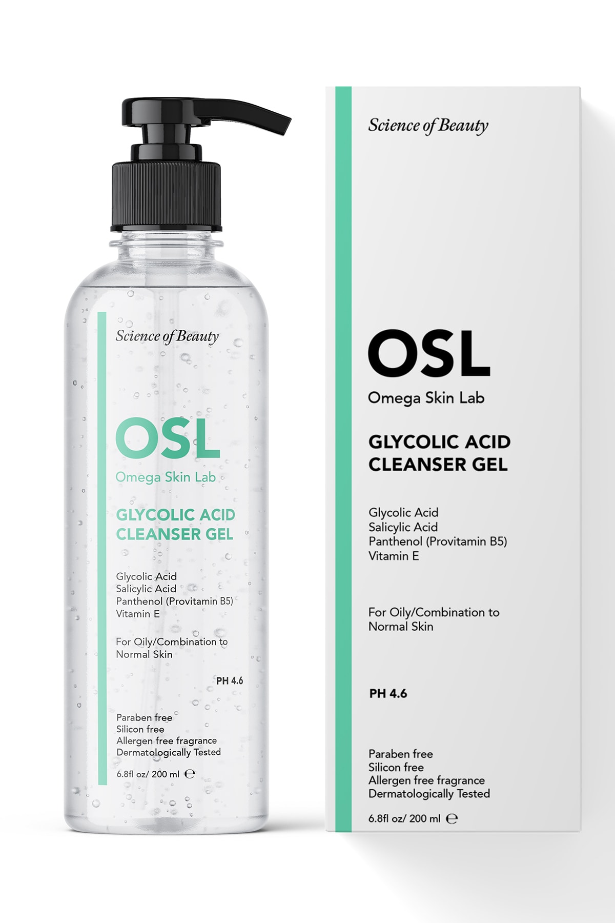Osl Omega Skin Lab Glikolik Makyaj ve Yüz Temizleme Jeli 200 ml