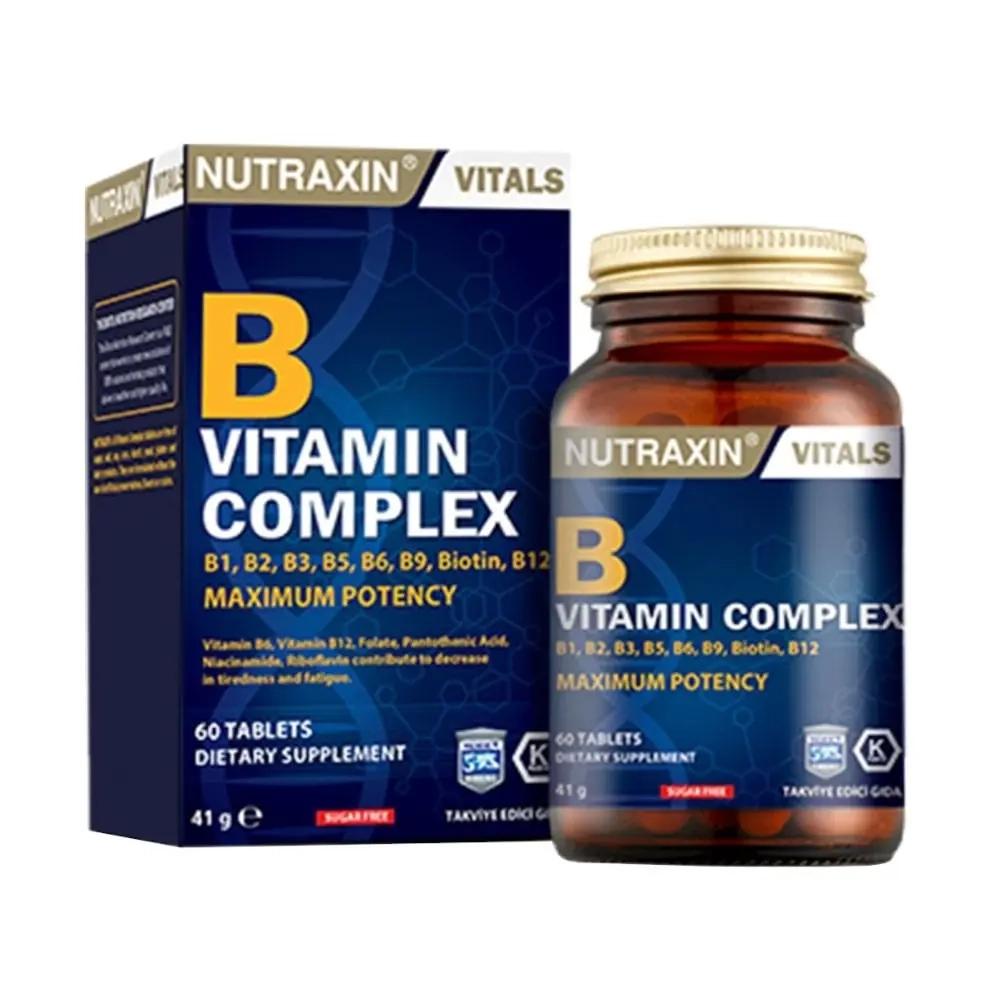 Nutraxin B Vitamin Complex 60 Kapsül