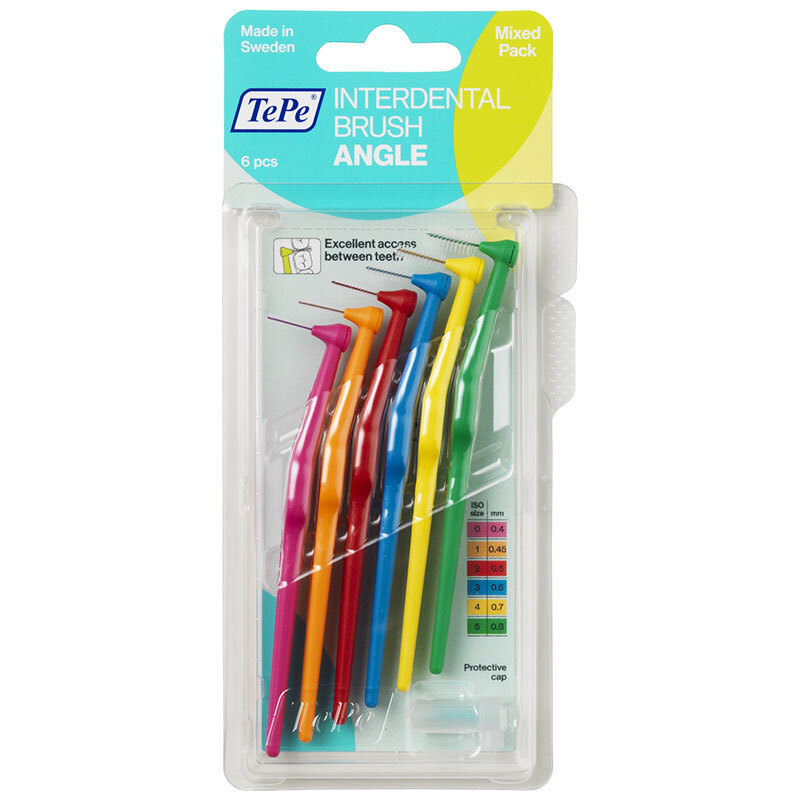 TePe Angle Mixed Pack Interdental Brush 6 Adet(KARIŞIK RENK)