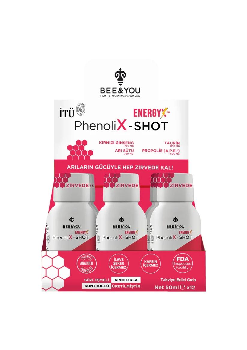PhenoliX Energy X Shot 50 ml — Takviye Edici Gıda