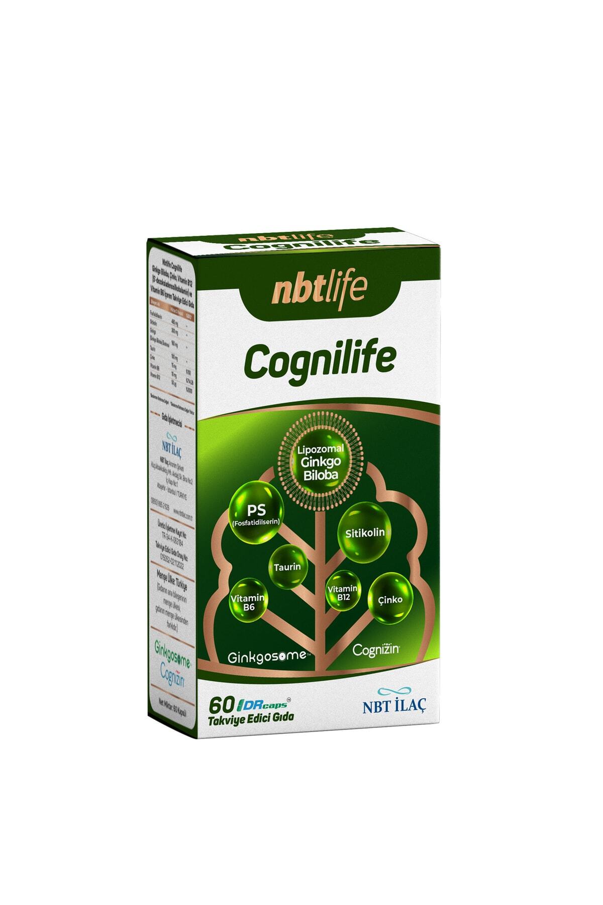NBT Life Cognilife Takviye Edici Gıda 60 Kapsül