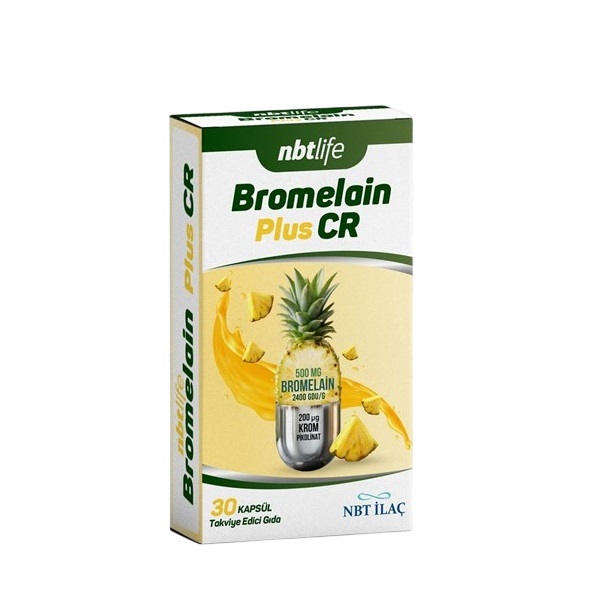 NBT Life Bromelain Plus CR 30 Kapsül
