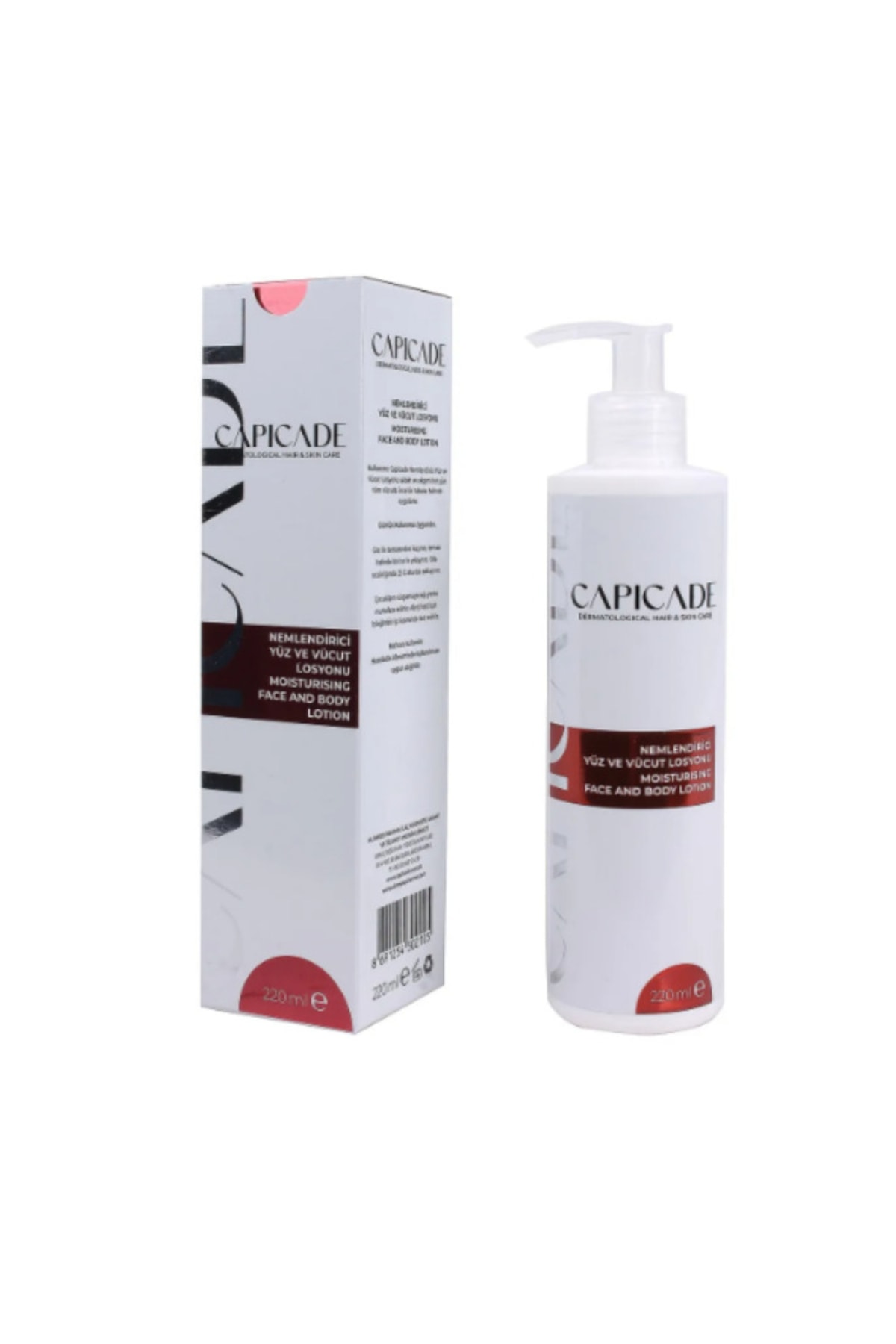 Capicade Nemlendirici Yüz ve Vücut Losyonu 220 ml