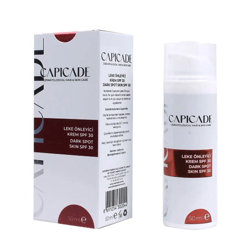 Capicade Leke Karşıtı Krem SPF 30 50 ml