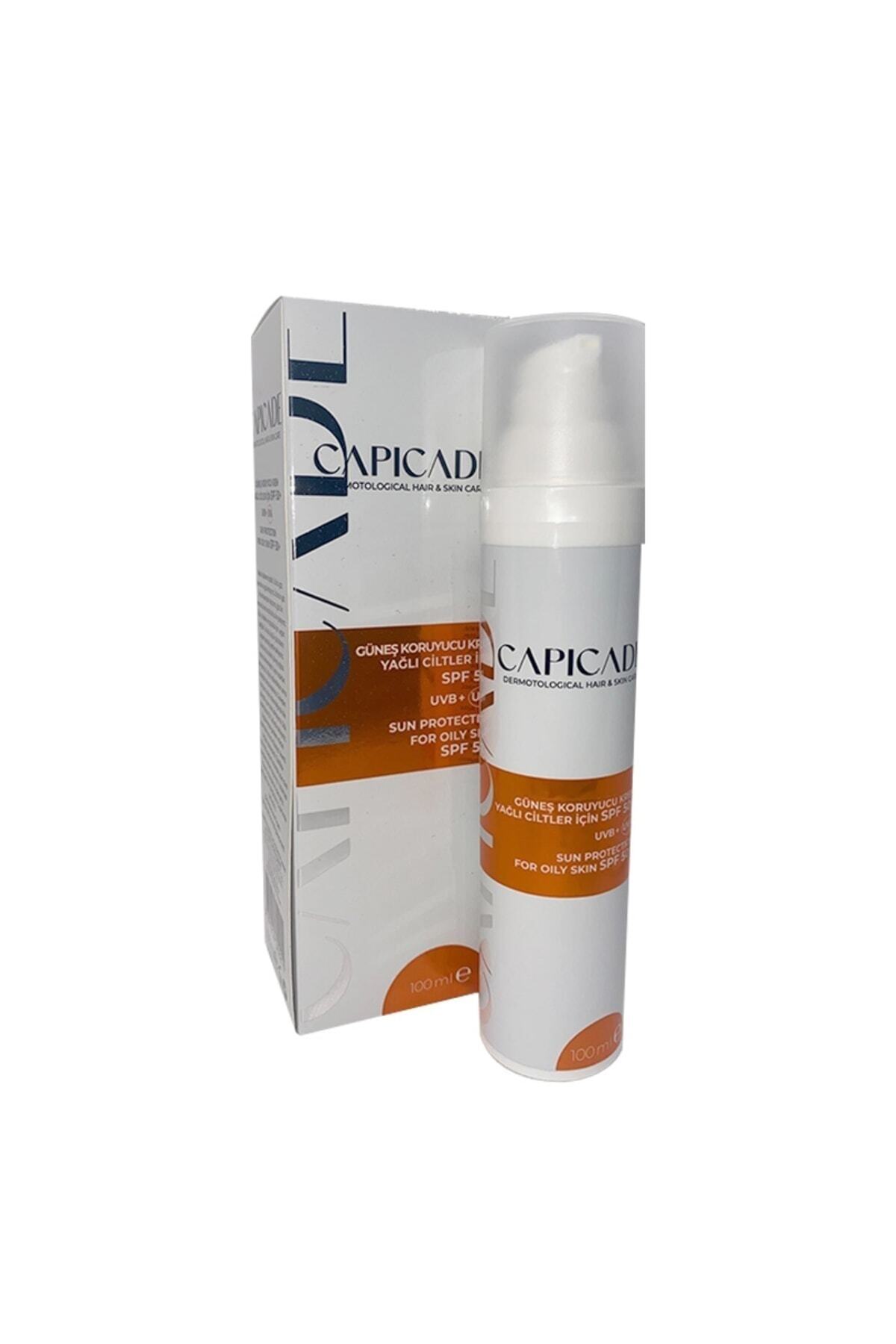 Capicade Yağlı Ciltler İçin SPF50 Güneş Koruyucu Krem 100 ml