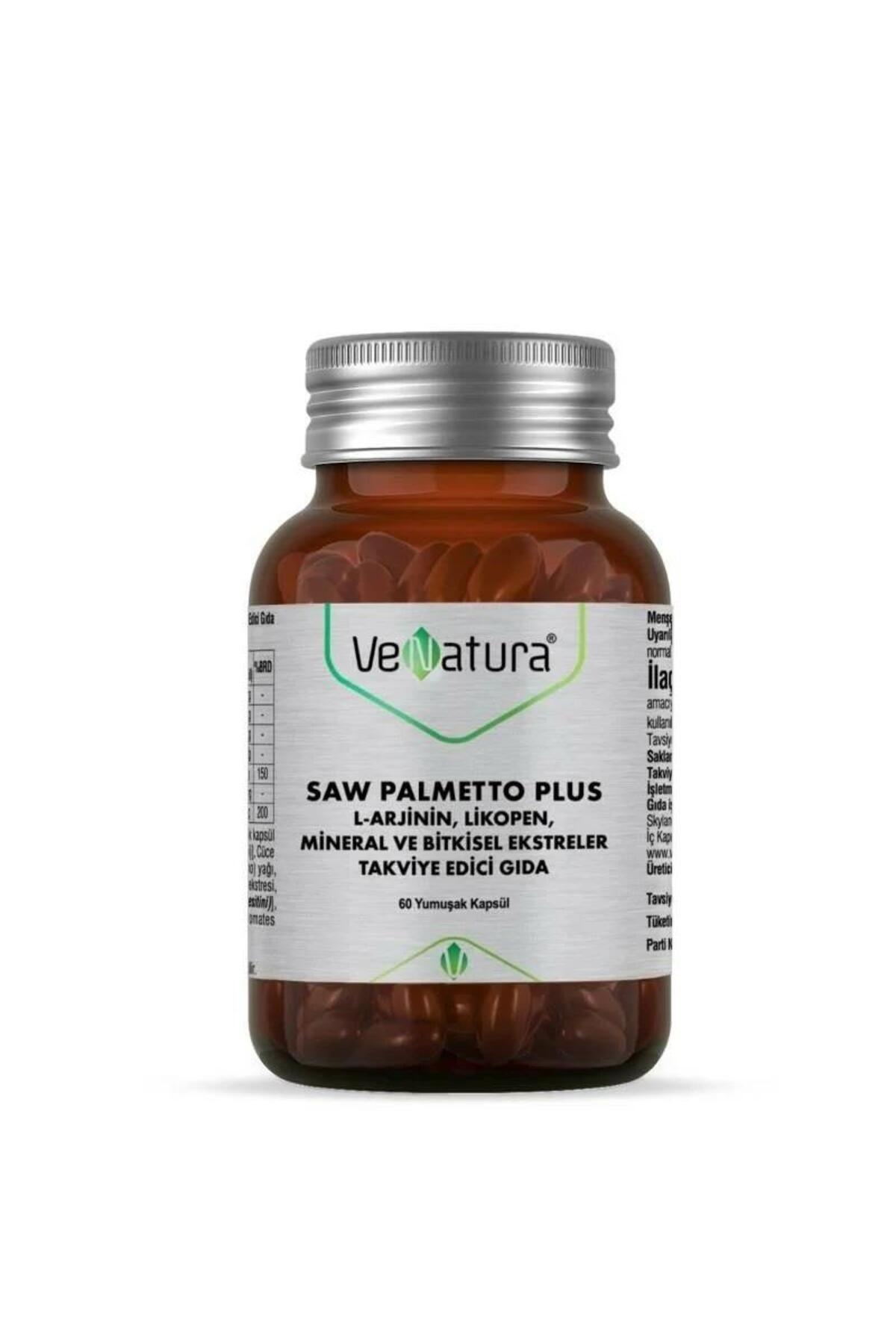 VeNatura Saw Palmetto Plus L-Arjinin & Likopen 60 Kapsül
